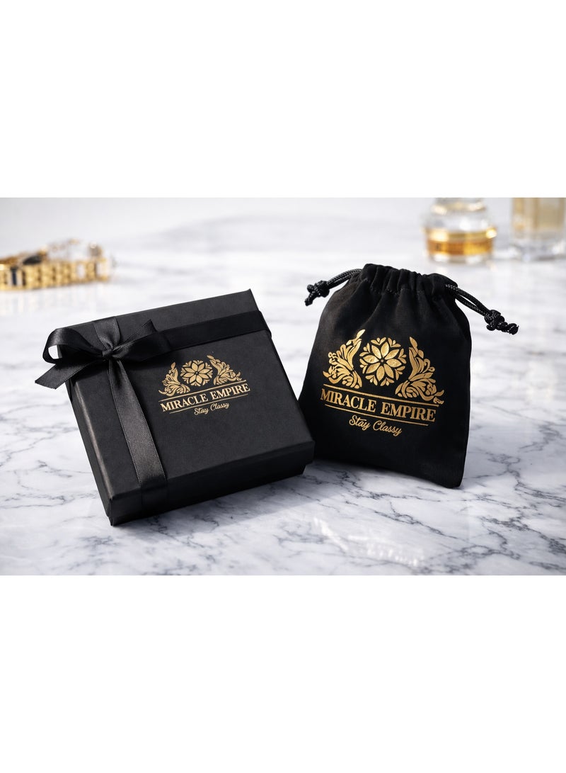 Miracle Empire Women's Gold Plated Stainless Steel  Star Anklet Crystal Adjustable Foot Chain Elegant Fashion Jewelry for Women and Girls - Image 4