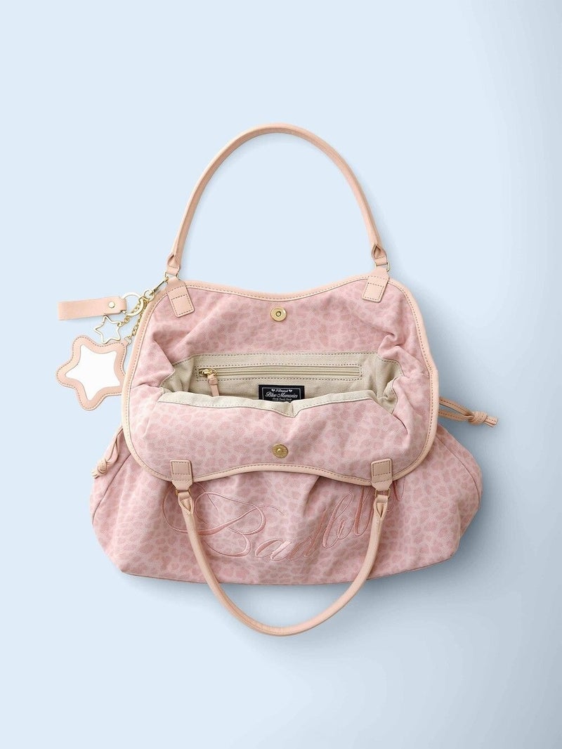 BubbleBum Bad Blue Big Washed Leopard Dimsum Bag Pink Shoulder Bag Handbag- Women Daily - Image 2
