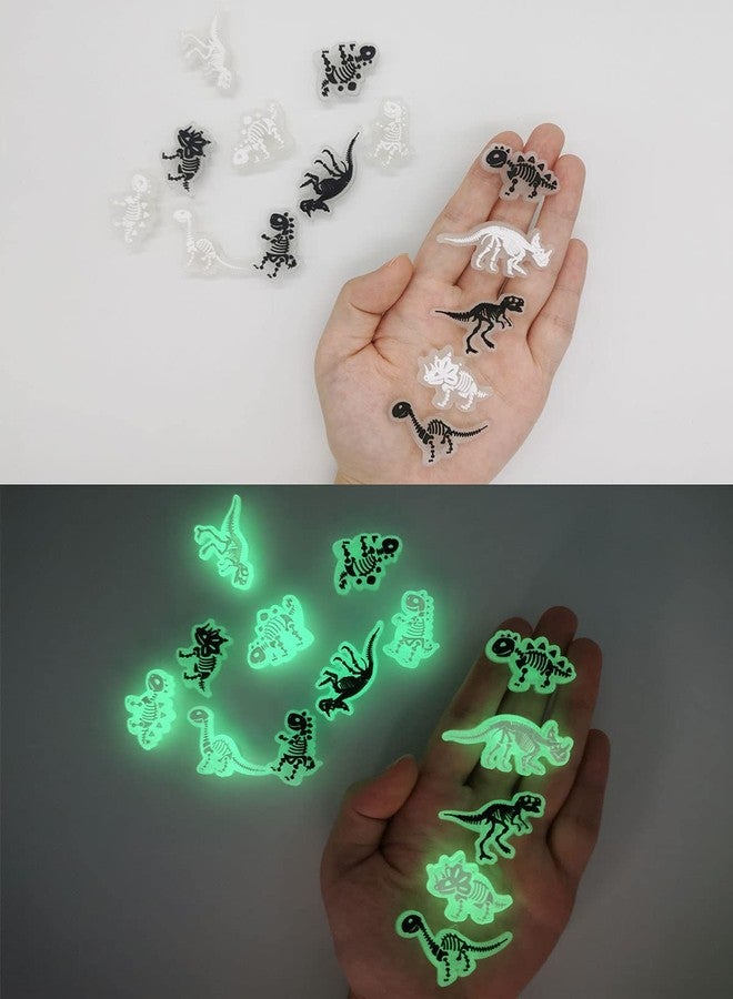 pequano 14PCS luminous Dinosaur Charms Decoration for Shoe,charms for boys Decoration for Bag,Bracelets Dinosaurs Themed Party Favor - Image 2