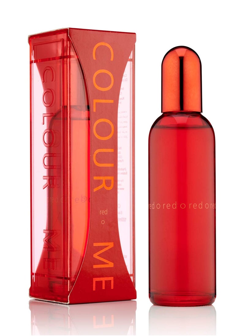 COLOUR ME Colour Me Fragrance Combo Pack – 4 Perfume Set (Sky Blue, Pink, Red, Purple) – 100ml Each, Total 400ml  - Image 4