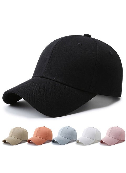 Summer Deep Top Baseball Cap Unisex Autumn Winter Versatile Alphabet Hat Large Size Duckbill Cap Hat light board [random color, no color selection]