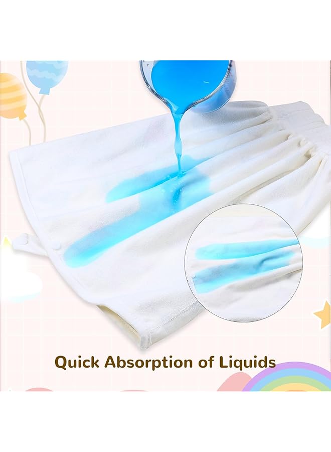 أكس سبرينج تنورة حفاضات الأطفال، قطعتان، سراويل تدريب مريحة وجيدة التهوية، غطاء حفاضات للأطفال مقاوم للماء، تنورة حفاضات قطنية قصيرة، ملابس مضادة للبلل في الفراش، تنورة حفاضات قابلة للغسل للأطفال الأولاد والبنات - Image 2