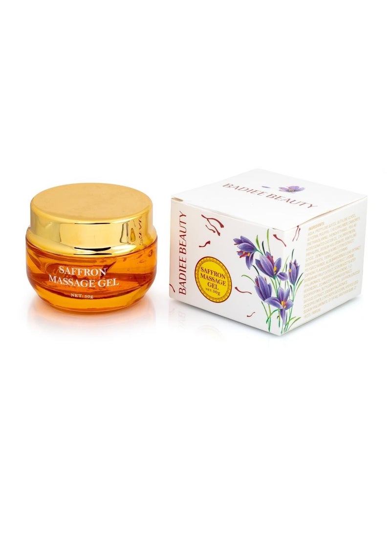 BADIEE BEAUTY Badiee Beauty Saffron Massage Gel, Deeply Nourish and Repair Your Skin, with Saffron Extract, Brighten the Skin and Make it Clear and Soft 50 g  - Image 2
