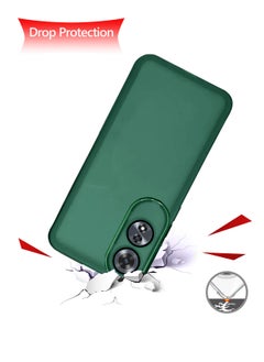 Wtech Soft Transparent TPU Silicone Ultra Thin Phone Stylish Electroplated Camera Border Case Cover For Oppo A60 4G 2024 Dark Green  - Image 3