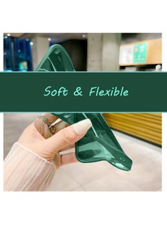Wtech Soft Transparent TPU Silicone Ultra Thin Phone Stylish Electroplated Camera Border Case Cover For Oppo A60 4G 2024 Dark Green  - Image 4
