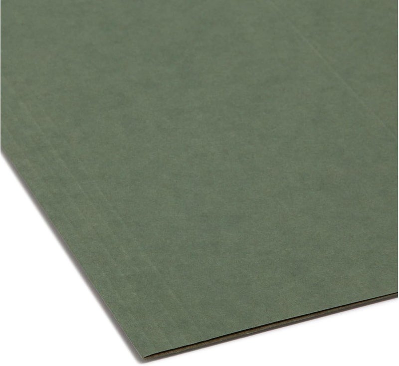 Smead TUFF Hanging File Folder with Easy Slide Tab, Legal Size, Standard Green, 20 Pack - Image 4