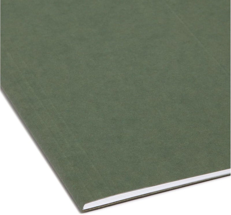 Smead TUFF Hanging File Folder with Easy Slide Tab, Legal Size, Standard Green, 20 Pack - Image 5
