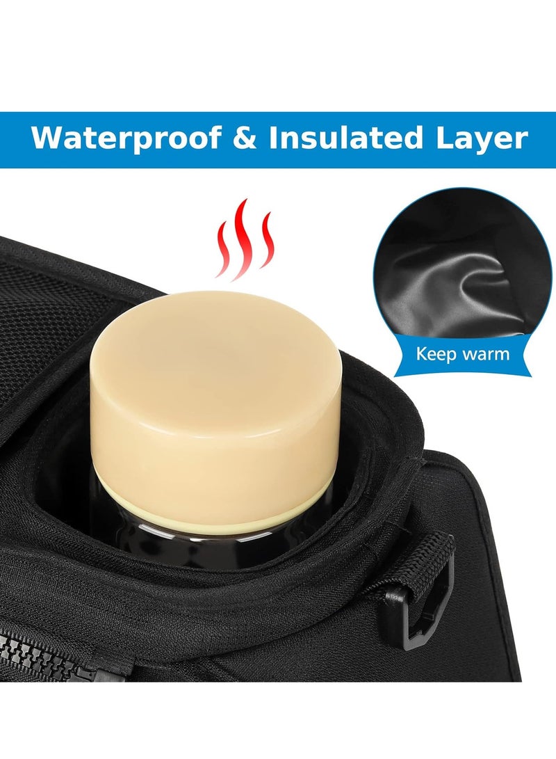 Universal Stroller Organizer with Insulated Cup Holder - Detachable Phone Bag  Shoulder Strap, Fits for Stroller Like Uppababy, Baby Jogger, Britax, BOB, Umbrella and Pet Stroller - Image 5