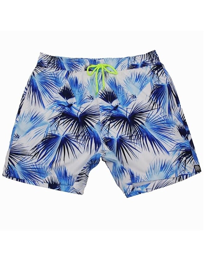 ZCM-HAPPY Set of 2 PCS Men's Beach Swimming Trunks - Loose Fit Swim Shorts for Hot Springs and Seaside Beach Shorts - Image 2