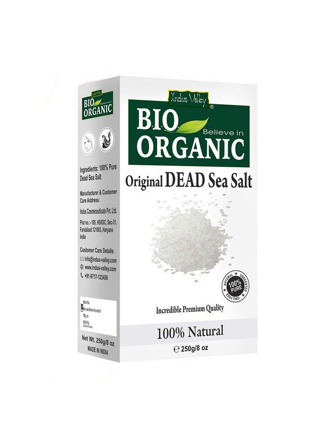 Indus Valley Bio Organic 100% Natural Dead Sea Salt (250G) - Image 2