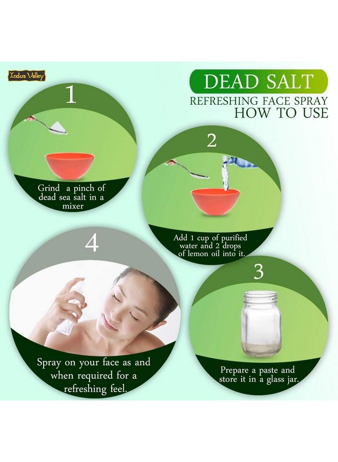 Indus Valley Bio Organic 100% Natural Dead Sea Salt (250G) - Image 5
