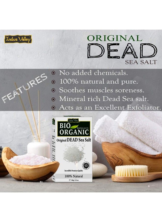 Indus Valley Bio Organic 100% Natural Dead Sea Salt (250G) - Image 3
