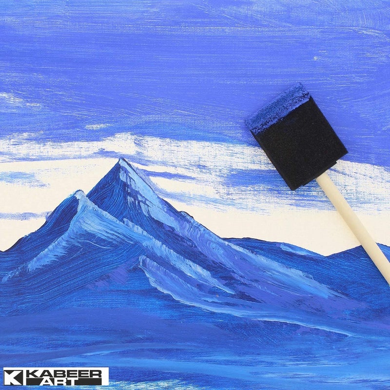 Kabeer Art Black Dabber Candy Painting Sponge Set of 5 Pc for Calligraphy Writing, Mod Podge Applicator and Various Other Purpose - Image 5