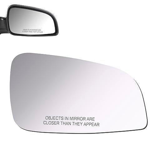 ReYee Mirror Glass fit for 2008-2012 Chevrolet Malibu LS, LT 2007-2009 Saturn Aura Passenger Right Side Mirror Glass RH No Backing Plate Convex Including Adhesive - Image 3