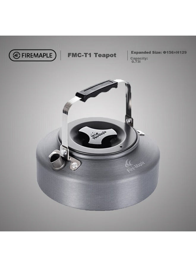 Fire-maple T1 Kettle 0.8l, Tea Brewing Pot For Outdoor Use, Aluminum Tea Kettle For Camping, Picnics, And Coffee - Image 2