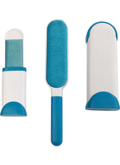 Portable Fuzz Lint Remover Blue/White