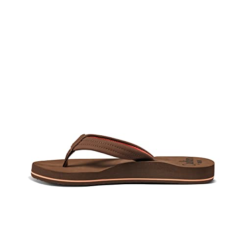 Reef Cushion Breeze Womens Flip Flop, Ultra Soft Cushion Footbed, Arch Support, Chocolate, 10 - Image 1
