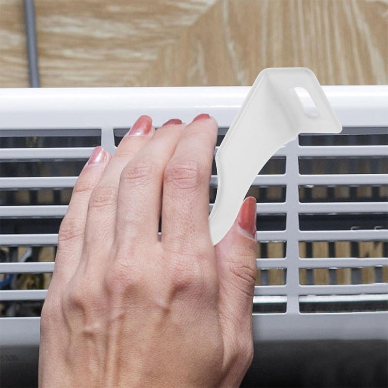 8pcs Radiator Towel Rail Hooks Metal Storage Hanging Rod Single Hooks for Bathroom Heater Rack Compatible with Copper Aluminum Steel Radiators - Image 4