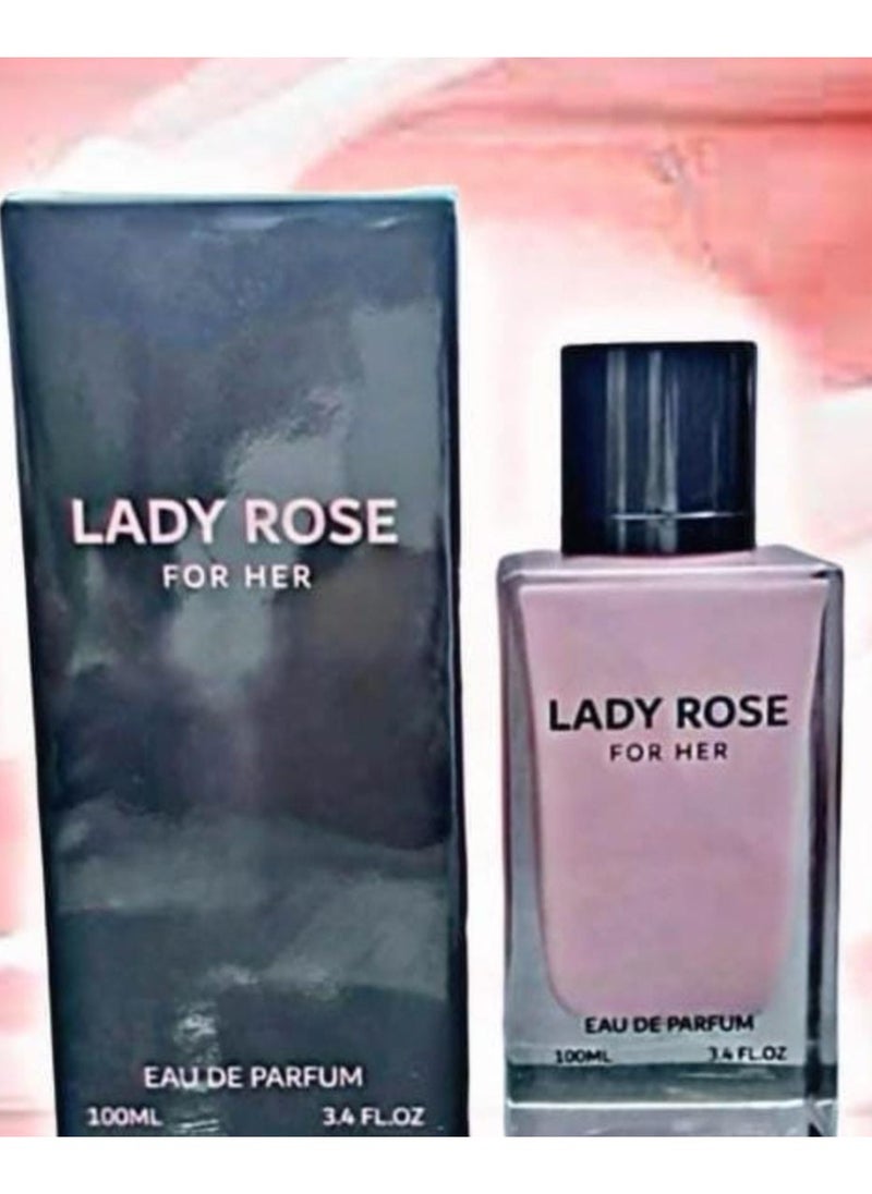 LADY BELLA Lady Rose for Her Eau de Parfum 100ml 
