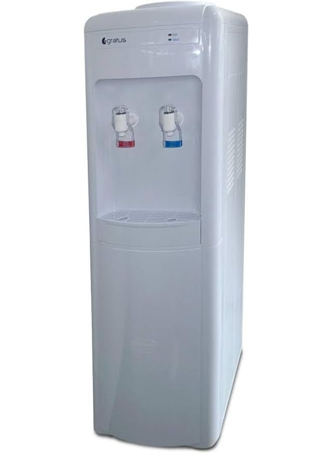 gratus Hot & Cold 2‑Tap Floor‑Standing Top‑Load Water Dispenser — 1 Year Full + 2 Year Compressor Warranty | Model GWD102BWDX - Image 1