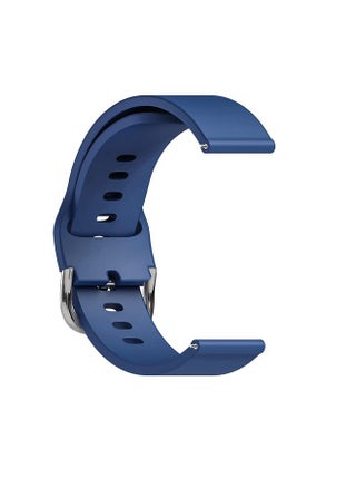 Sounce Silicone 22mm Replacement Watch Strap with Metal Buckle Compatible with Boat Xtend, Boat Xtend Pro, Noise Colorfit Pulse 2 Max, Noise Pulse Go Buzz, Fireboltt Phoenix, Fireboltt Rage, Boat Flash, Noise Colorfit Pulse Grand, Noise Colorfit Ultra Smart Watch & All Watches (Blue) - pzsku/Z709B054C186D06F14FBDZ/45/_/1737721433/2bc28563-d7e9-4ea3-b4c8-e93cea5e0403