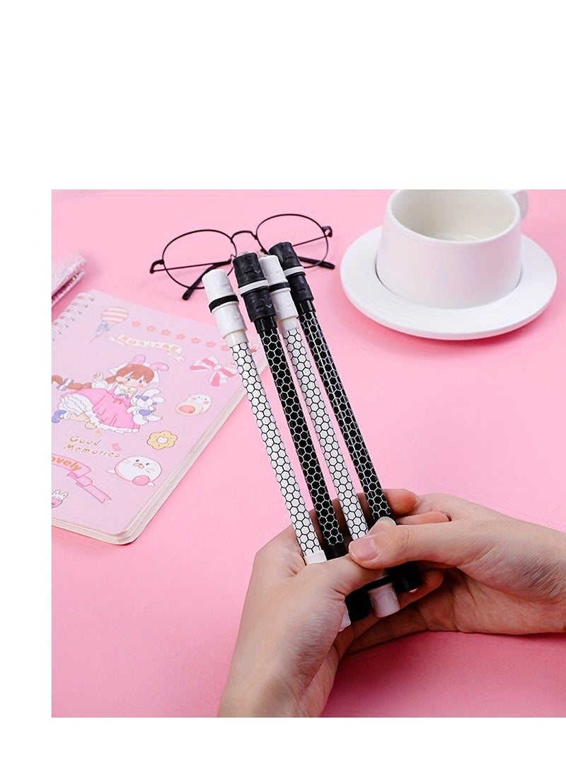 Generic 2pc Creative Shockproof Black White Spinning Pen Beginner Spinning Pen Rolling Pen  - Image 4