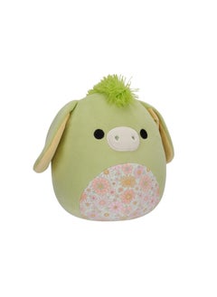 Squishmallows 7.5 inch Little Plush Juniper the Green Donkey with Floral Belly Officially Licensed Kellytoy Plush Toy Colorful Soft Gift for Kids Girls & Boys Washable Squishy Stuff Toy Multicolor All Age  - Image 2