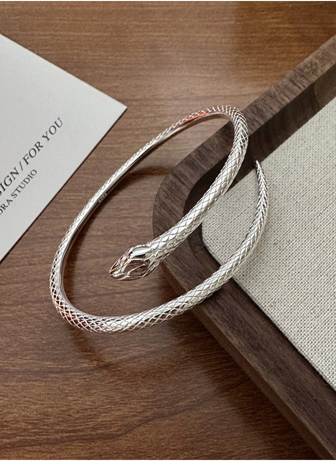 Generic - Classic Snake Open Bracelet, Women's New Style Bracelet, Light Luxury, Unique Design, High Quality And Elegance - Image 1