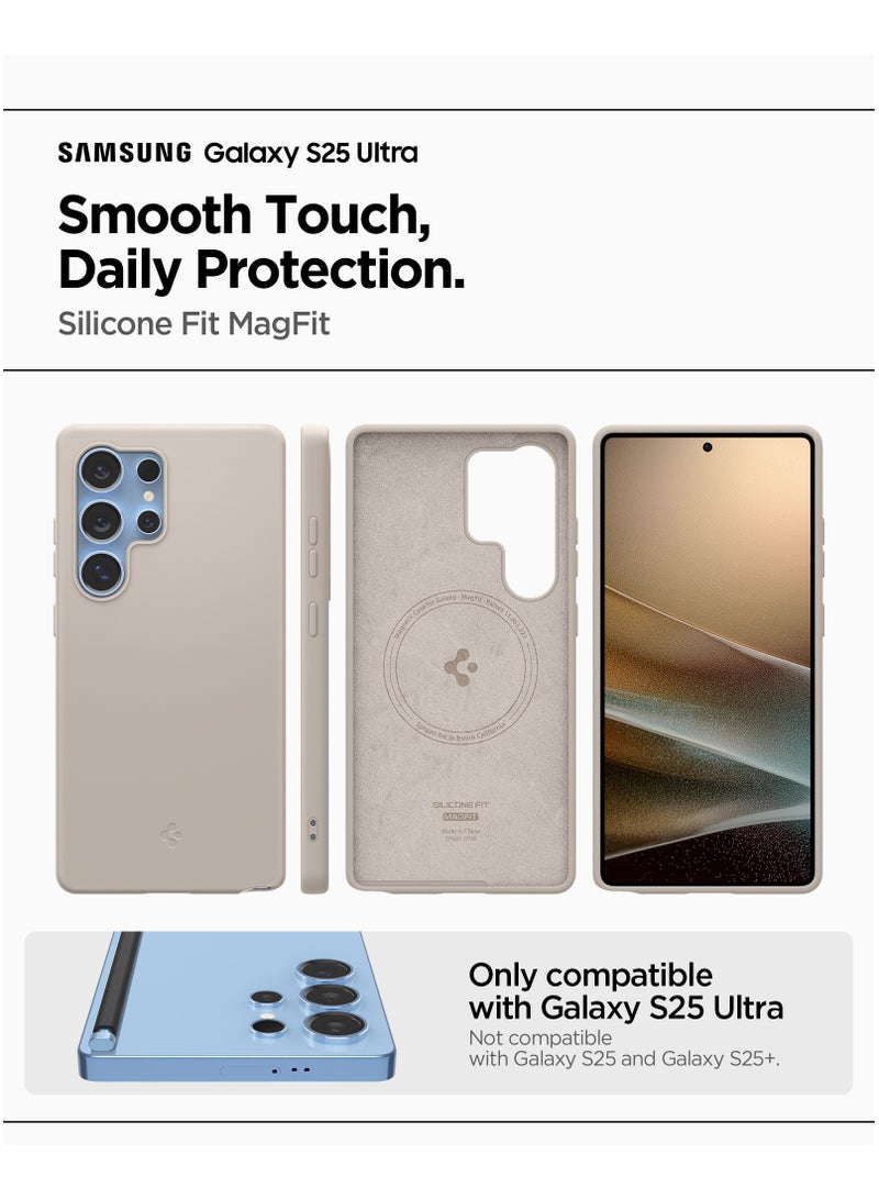 Spigen غطاء سيليكون فيت ماغ فيت لجهاز سامسونج جالاكسي S25 ألترا [معتمد Qi2 / مغناطيس لجالاكسي] (2025) - Image 2
