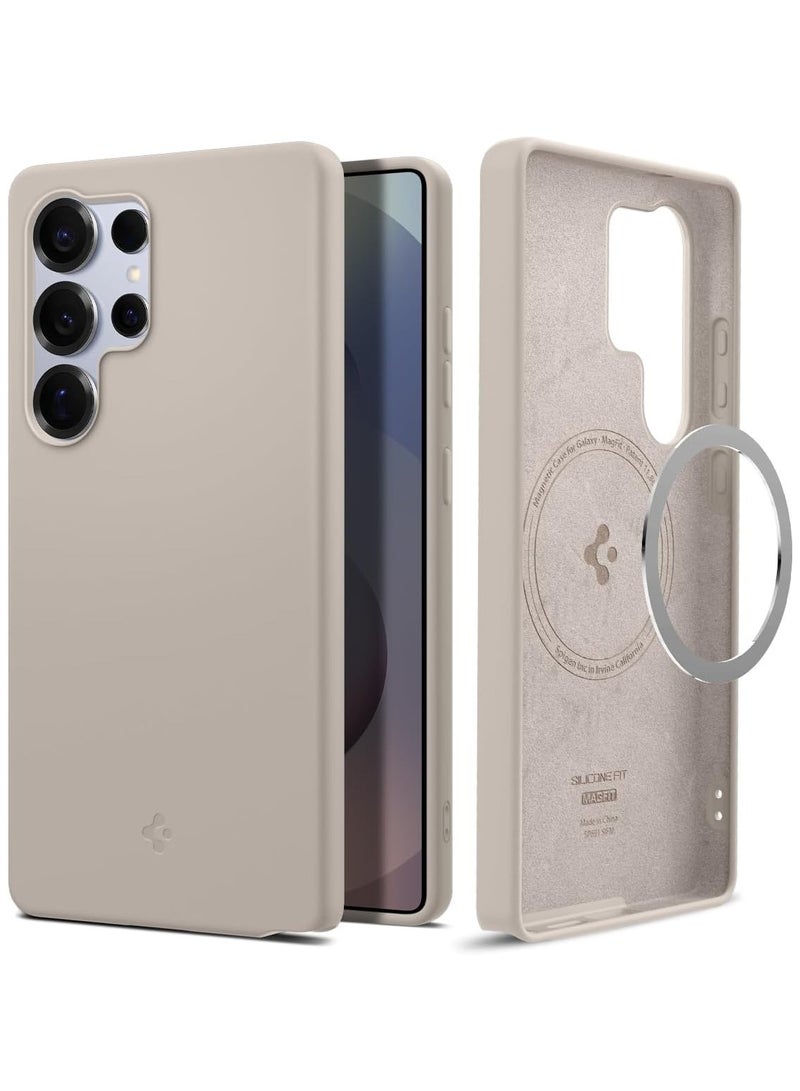 Spigen غطاء سيليكون فيت ماغ فيت لجهاز سامسونج جالاكسي S25 ألترا [معتمد Qi2 / مغناطيس لجالاكسي] (2025) - Image 1