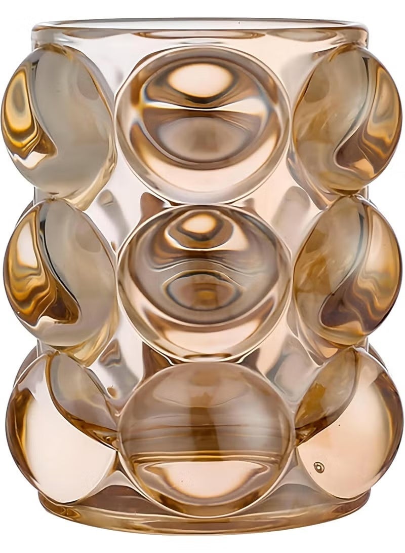 منظم فرش مكياج بغطاء - حامل فرش تجميل مقاوم للغبار، تصميم دوار لسهولة الوصول، تخزين أنيق لطاولة الزينة أو الخزانة أو سطح الحمام - Image 1