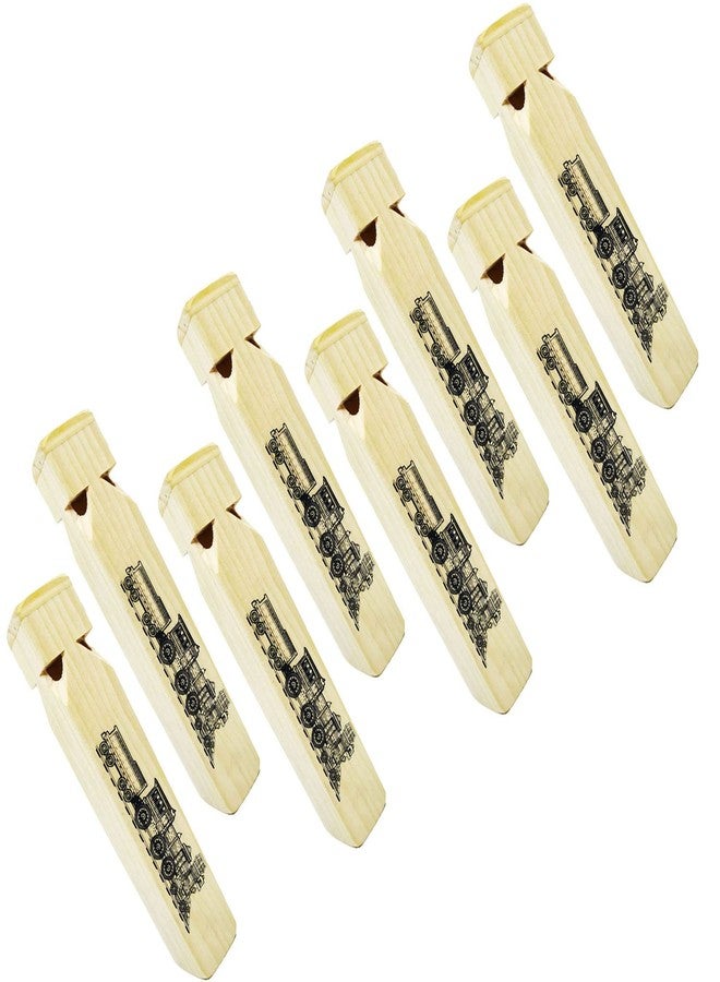 Fartime لعبة فارتايم الموسيقية للأطفال على شكل صفارة قطار خشبية (4 نغمات) - 8 قطع - Image 1