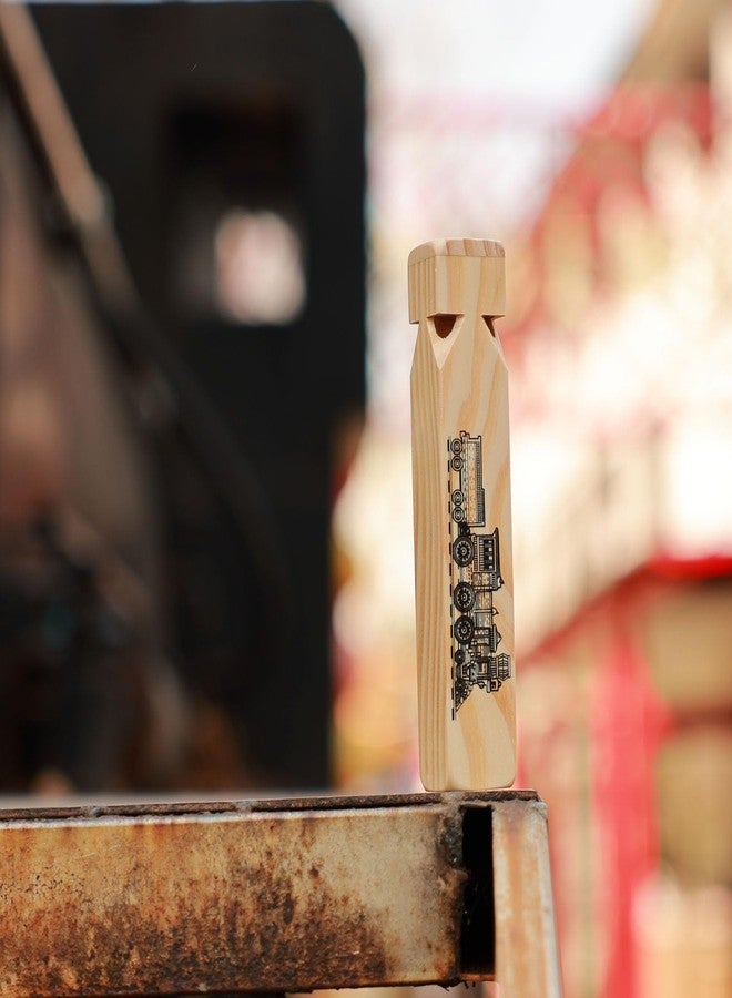 Fartime لعبة فارتايم الموسيقية للأطفال على شكل صفارة قطار خشبية (4 نغمات) - 8 قطع - Image 4