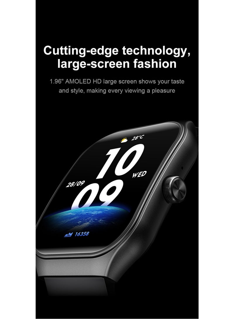 TCH Z10 Pro Swift Pink Smart Watch with Bluetooth Calling, AMOLED Display, Fitness Tracker, Heart Rate & SpO2 Monitor, Sleep Tracking, 1 ATM Waterproof, 7 Days Battery, Android & iOS (UAE Version) - Image 5