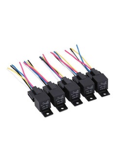 NIBEMINENT 5-Piece Automotive Relay With Harness Socket Wires  - Image 1