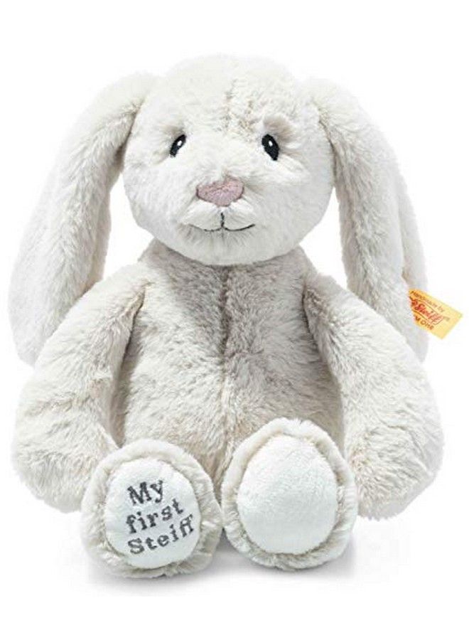 Steiff Soft Cuddly Friends My First Hoppie Rabbit 10" Premium Stuffed Animal Cream  - Image 1