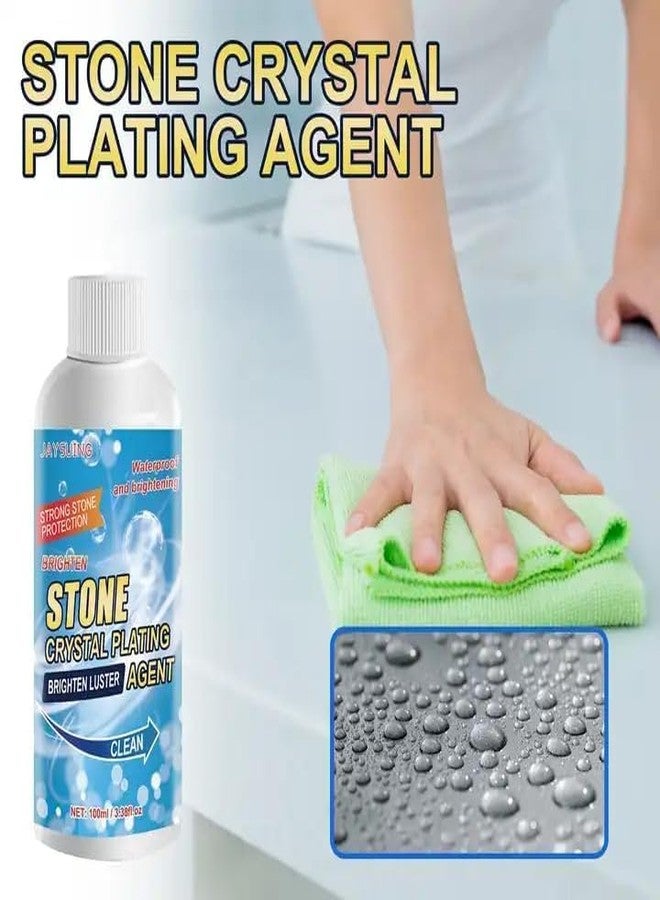 Kleva® Stone Crystal Plating Brighten Luster Agent for Marble, Granite & Stone, Marble & Granite Floor Cleaner Help to Remove Stains Grease Grime Water Spots Fingerprints Smudges (Pack of 1) - Image 2