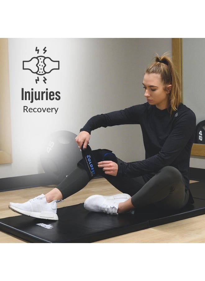 THE COLDEST WATER The Coldest Knee Ice Pack Wrap, Hot and Cold Therapy - Reusable Compression Best for Meniscus Tear, Injury Recovery, Bursitis Pain Recovery, Sprains, Swelling and Rheumatoid Arthritis  - Image 5