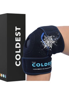 THE COLDEST WATER The Coldest Knee Ice Pack Wrap, Hot and Cold Therapy - Reusable Compression Best for Meniscus Tear, Injury Recovery, Bursitis Pain Recovery, Sprains, Swelling and Rheumatoid Arthritis  - Image 1