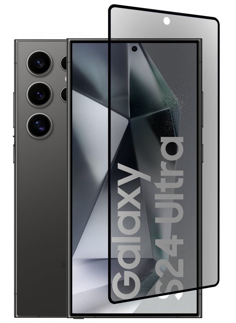 For Samsung Galaxy S24 Ultra - Anti-Spy Micro-curved Edges, Privacy Screen Protector Case Friendly Tempered Glass Screen Protector - Image 1