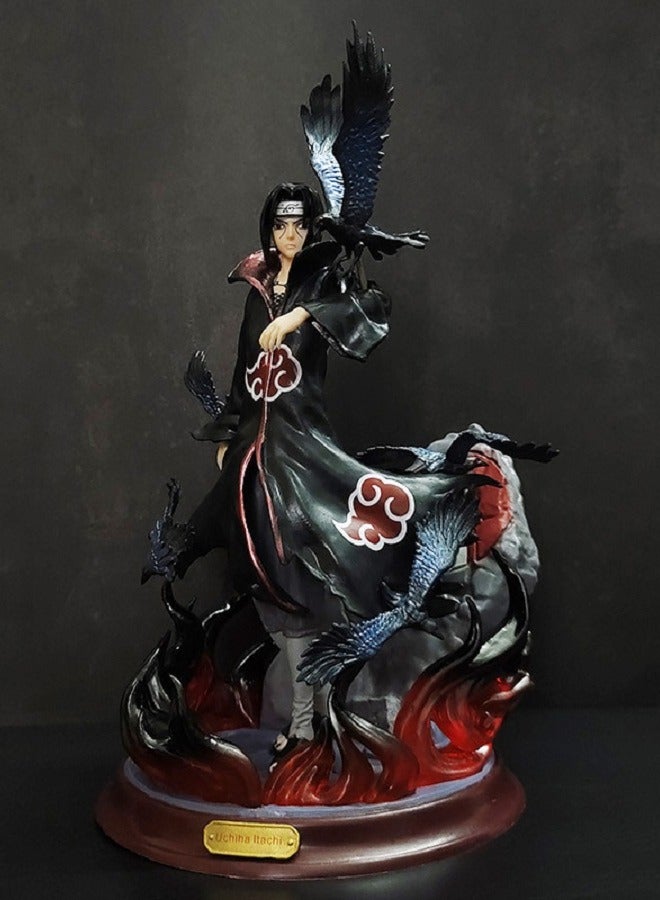 Naruto Crow Hall Itachi Uchiha Statue Anime Model Decoration - Image 4