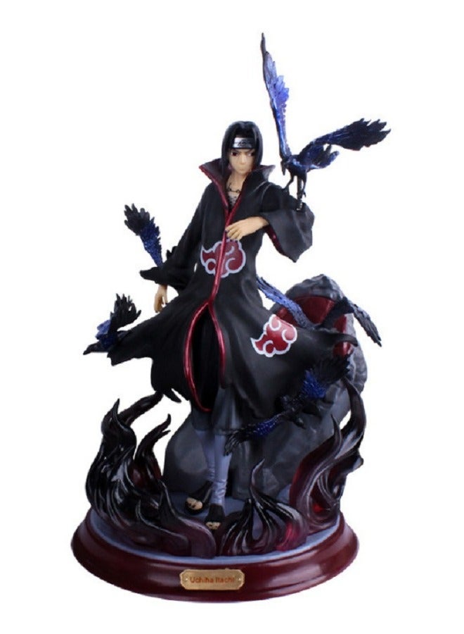 Naruto Crow Hall Itachi Uchiha Statue Anime Model Decoration - Image 3