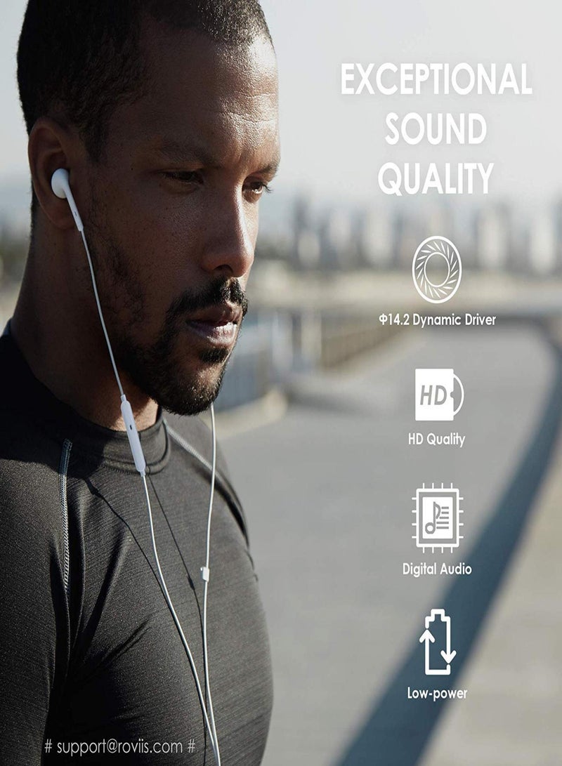 kiboule Private mode headphones for Apple compatible with all lightning connector plug in pop-up connection wired headphones flat head IOS models - Image 3