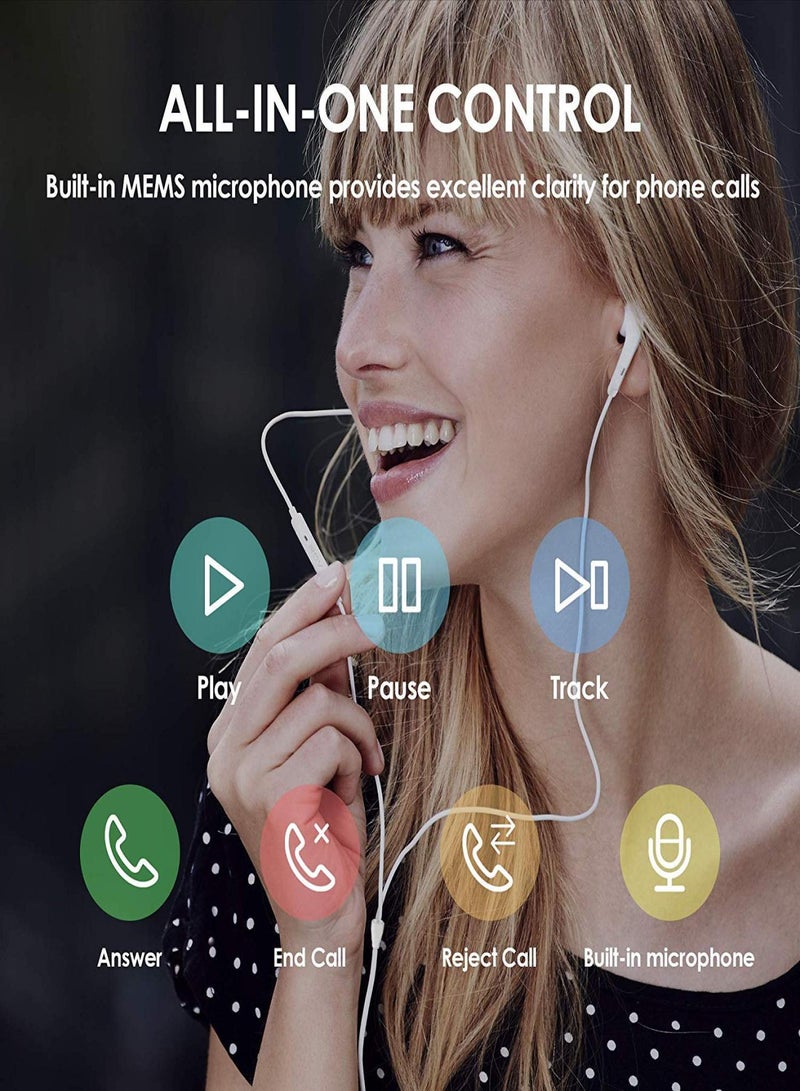 kiboule Private mode headphones for Apple compatible with all lightning connector plug in pop-up connection wired headphones flat head IOS models - Image 4