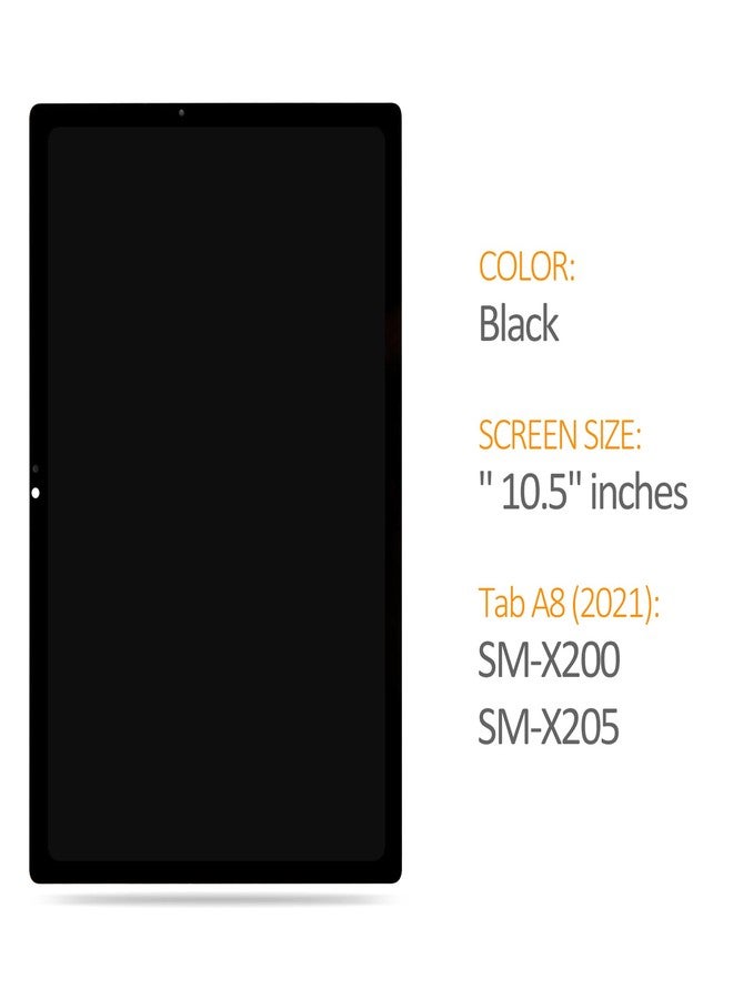 Olivechard for Samsung Galaxy Tab A8 10.5" 2021 LCD Display Screen Replacement - Original Screen Digitizer Assembly for Galaxy Tab A8 SM-X200 SM-X205 Repair Kit with Tools(Graphite) - Image 5