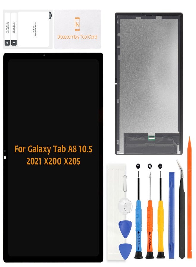 Olivechard for Samsung Galaxy Tab A8 10.5" 2021 LCD Display Screen Replacement - Original Screen Digitizer Assembly for Galaxy Tab A8 SM-X200 SM-X205 Repair Kit with Tools(Graphite) - Image 1
