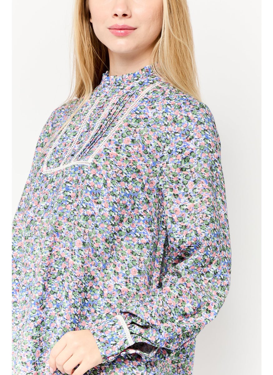 Scotch & Soda Women Allover Print Mini  Dress, Multicolor  - Image 3