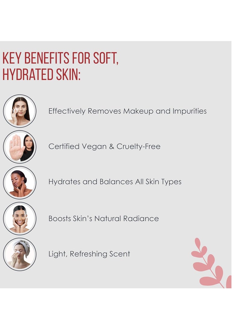 ECOLATIER ماء ميسيلار للبشرة الحساسة مع الألوة فيرا العضوي - 99.1% مكونات طبيعية، نباتي، منظف وجه مرطب ومزيل مكياج ماء ميسيلار - 13.5 أونصة سائلة (ماغنوليا لجميع أنواع البشرة) - Image 4