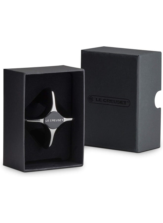 Le Creuset Champagne Star Opener, 1.5", Black Nickel  - Image 2