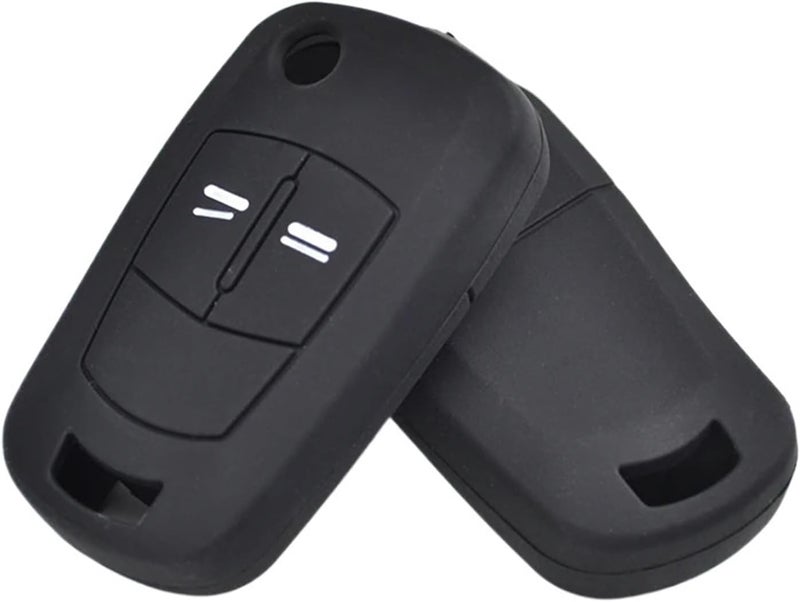 QASULER Silicone Key Case Cover for Vauxhall/Opel - Image 1